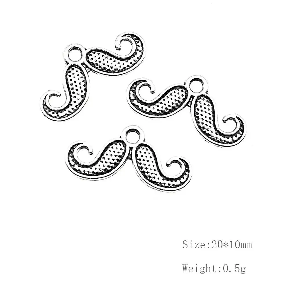 

Malzahar 60 Pieces Moustache Beard Jewelry Findings Components Accessories Jewelry