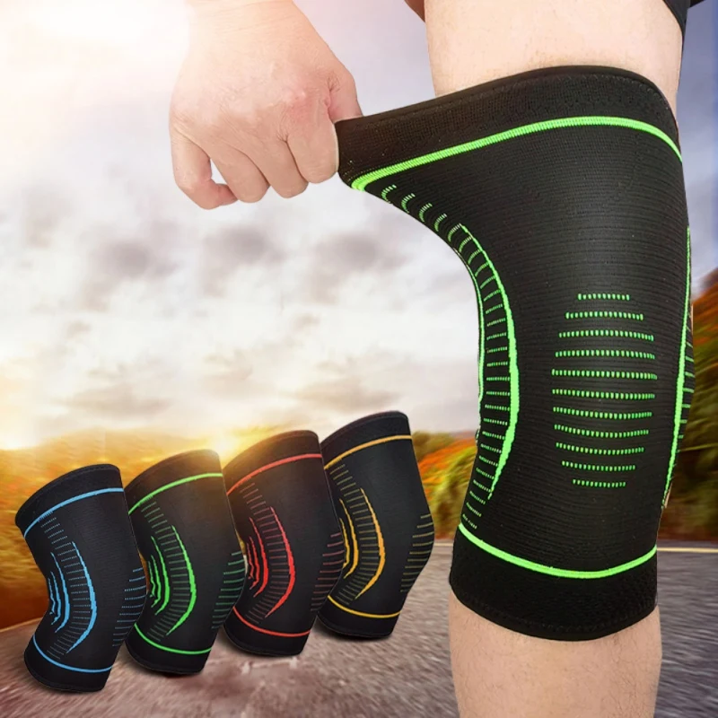 Эластичные Наколенники нейлоновые спортивные наколенники для фитнеса