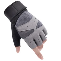 fitness gloves men women half finger extended wrist guard palm dumbbell breathable silicone non slip wear resistant gym gloves