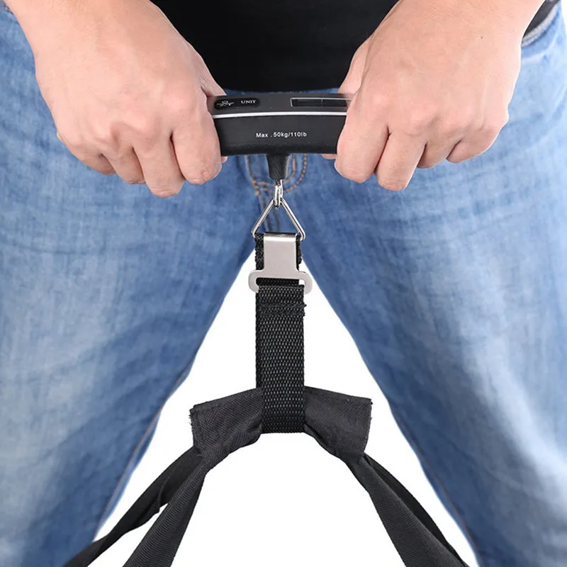 Портативные электронные весы для багажа 50 кг/110 фунтов чемоданов дорожные с