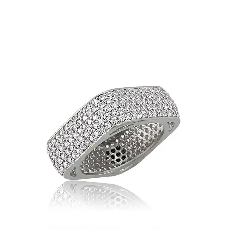 

Silver 5 Must-Pointed Tamtur Womens Wedding Ring Ring