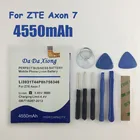 Аккумулятор LI3931T44P8h756346 на 4550 мАч для аккумулятора ZTE Axon 7 5,5 дюйма A2017