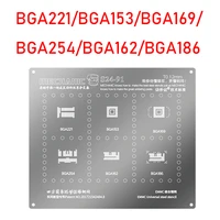 mechanic s24 91 bga reballing stencil for nand flash emmc emcp ufs bga221bga153bga169bga254bga162bga186 ic chip tin net