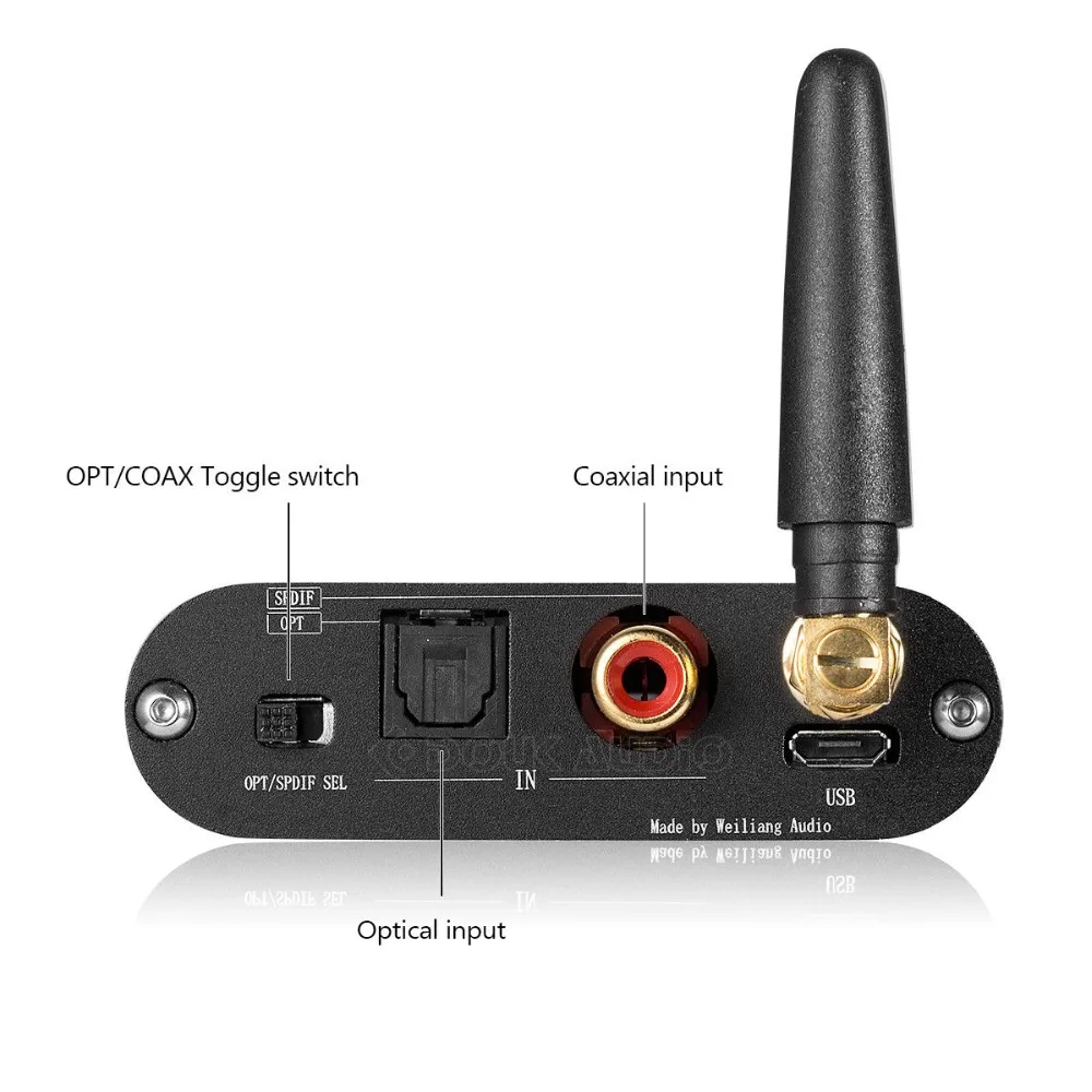 Миниатюрный Bluetooth 5 0 Hi-Fi передатчик без потерь Nobsound CSR8675 беспроводной адаптер