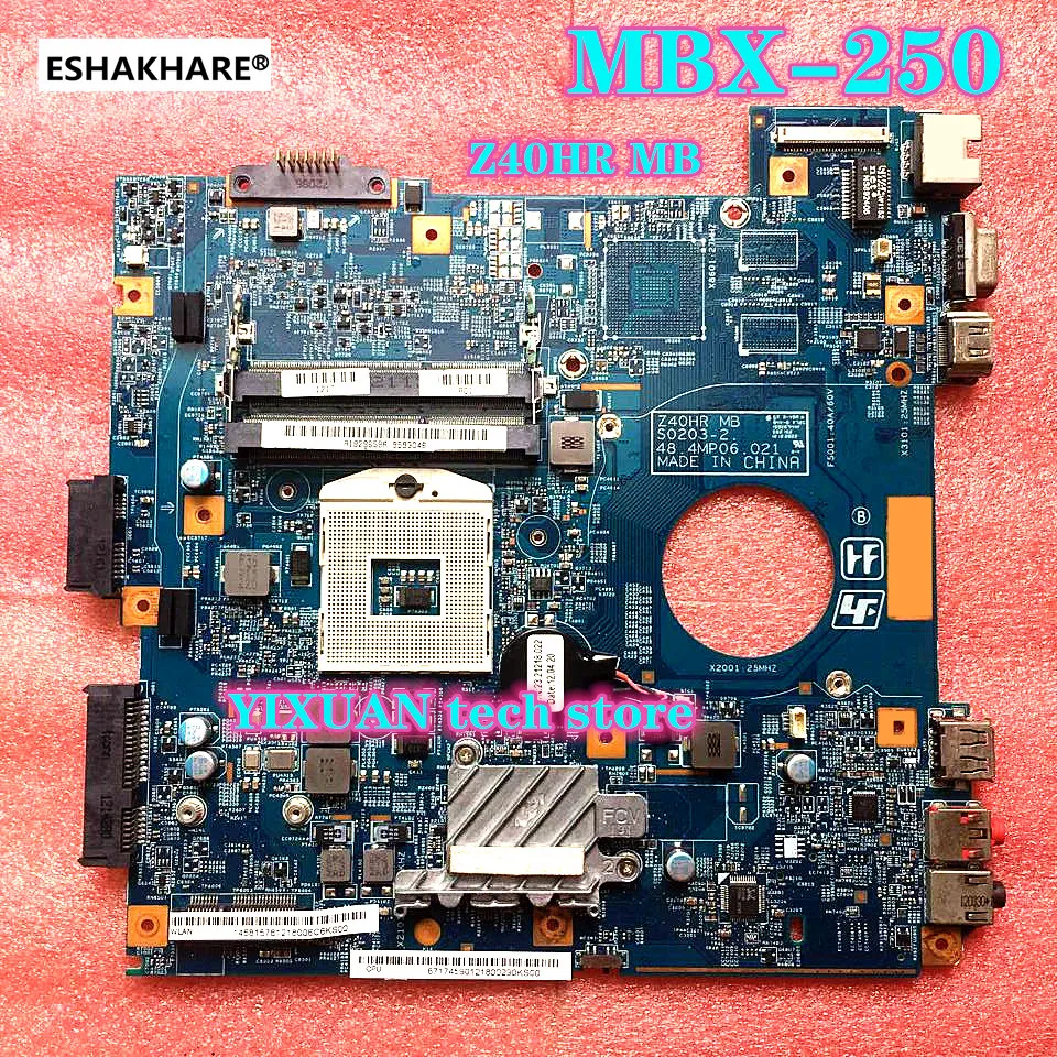 ESHAKHARE/a1829659a MBX 250 материнская плата для sony vpceg25fx eg16f PCG 61A14L 48.4mp06.021 hm65 ddr3 gma
