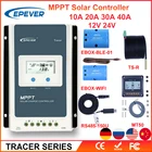 Трассировщик EPEVER Series MPPT 40A 30A 20A 10A контроллер солнечного зарядного устройства LCD 12V24V автоматический высокоэффективный Регулятор солнечной энергии 4210AN 3210AN