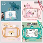 Детский мультяшный чехол для iPad 7th 8th 9th 10,2 Mini 5 6 9,7 2018 Air 1 2 3 4 10,9 Pro 10,5 11 2021, силиконовый чехол-подставка для планшета