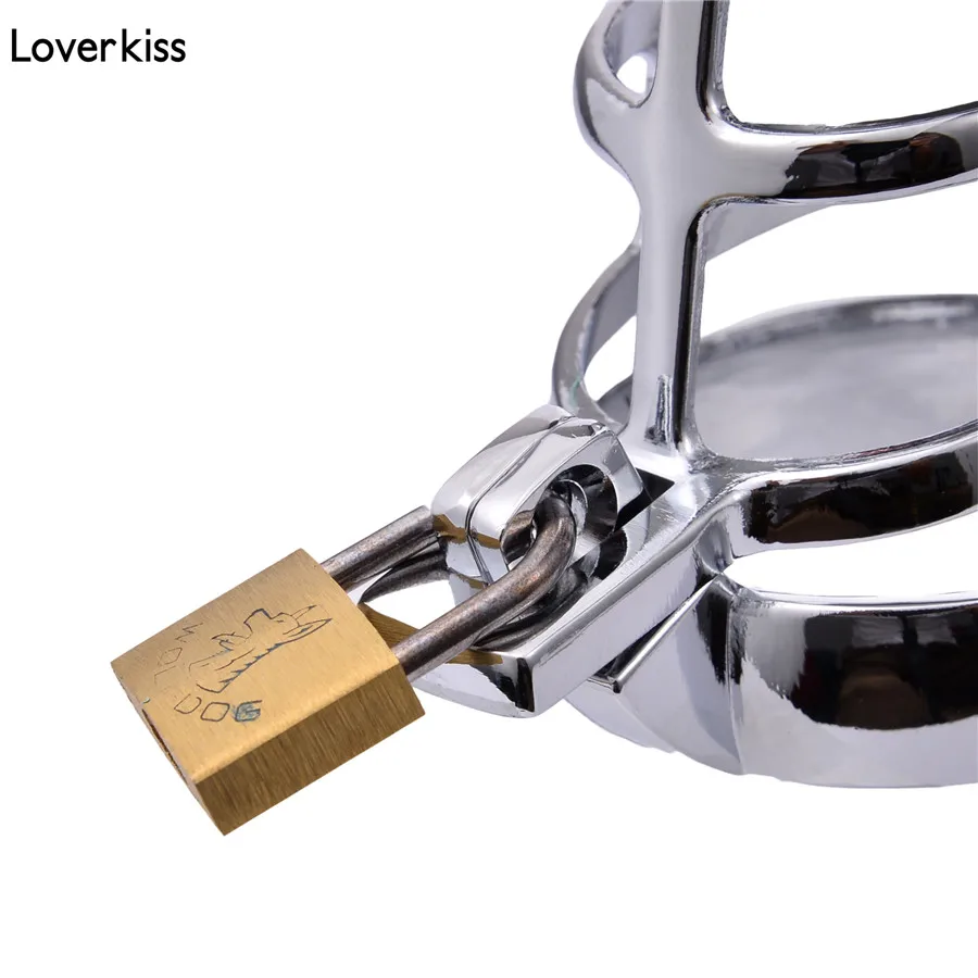 Металлическая Мужская клетка верности Loverkiss для члена игры взрослых или