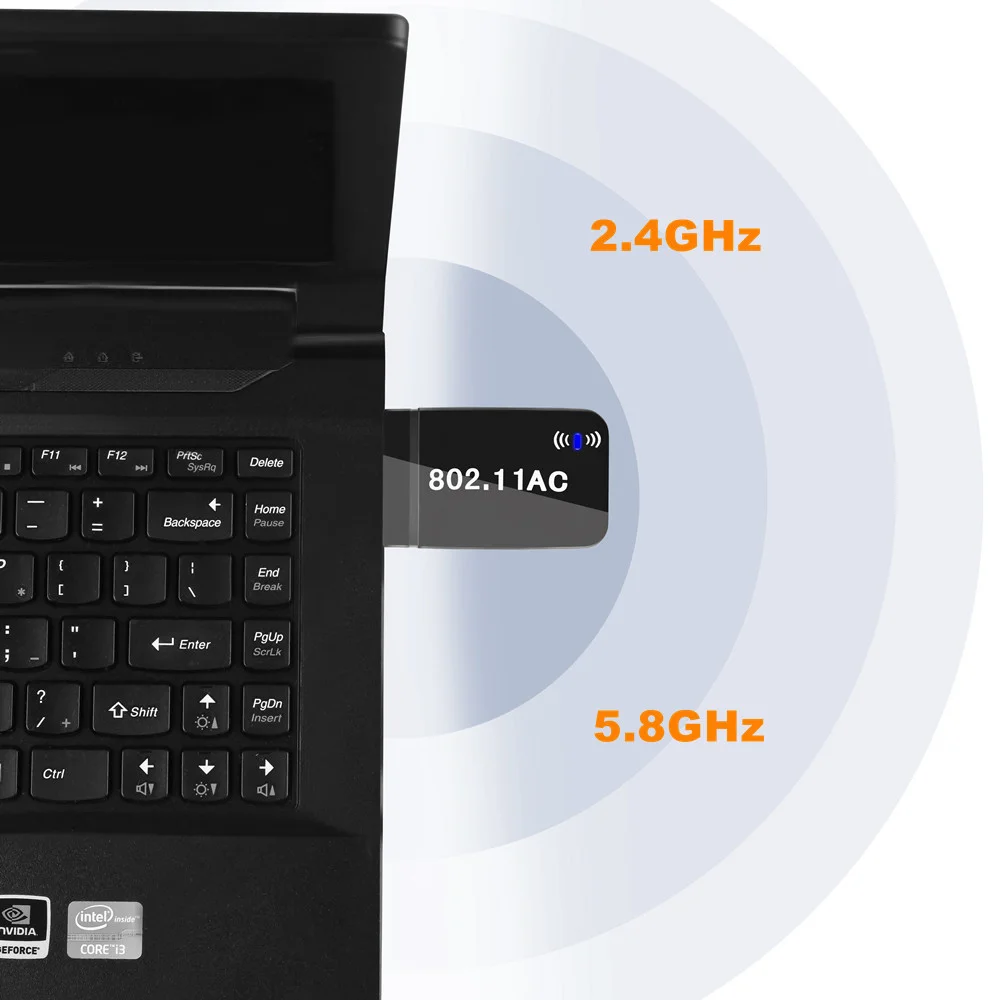 TEROW двухдиапазонный мини USB 3 0 Wifi адаптер беспроводной 802.11AC 2 4/5 8 ГГц AC1200