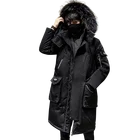 Куртка-пуховик оверсайз утепленная модная мужская уличная куртка для бега fx