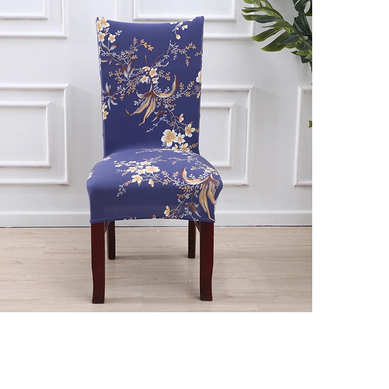 Современные печатные эластичные чехлы на кресла стул снимается и стирается
