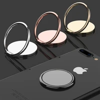 luxury metal mobile phone finger ring holder telephone cellular support accessories magnetic car bracket socket stand for phones