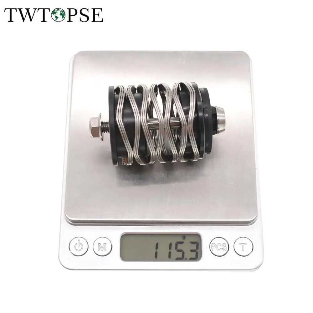 Пружинный задний амортизатор для велосипеда TWTOPSE Pro Wave складной велосипедной