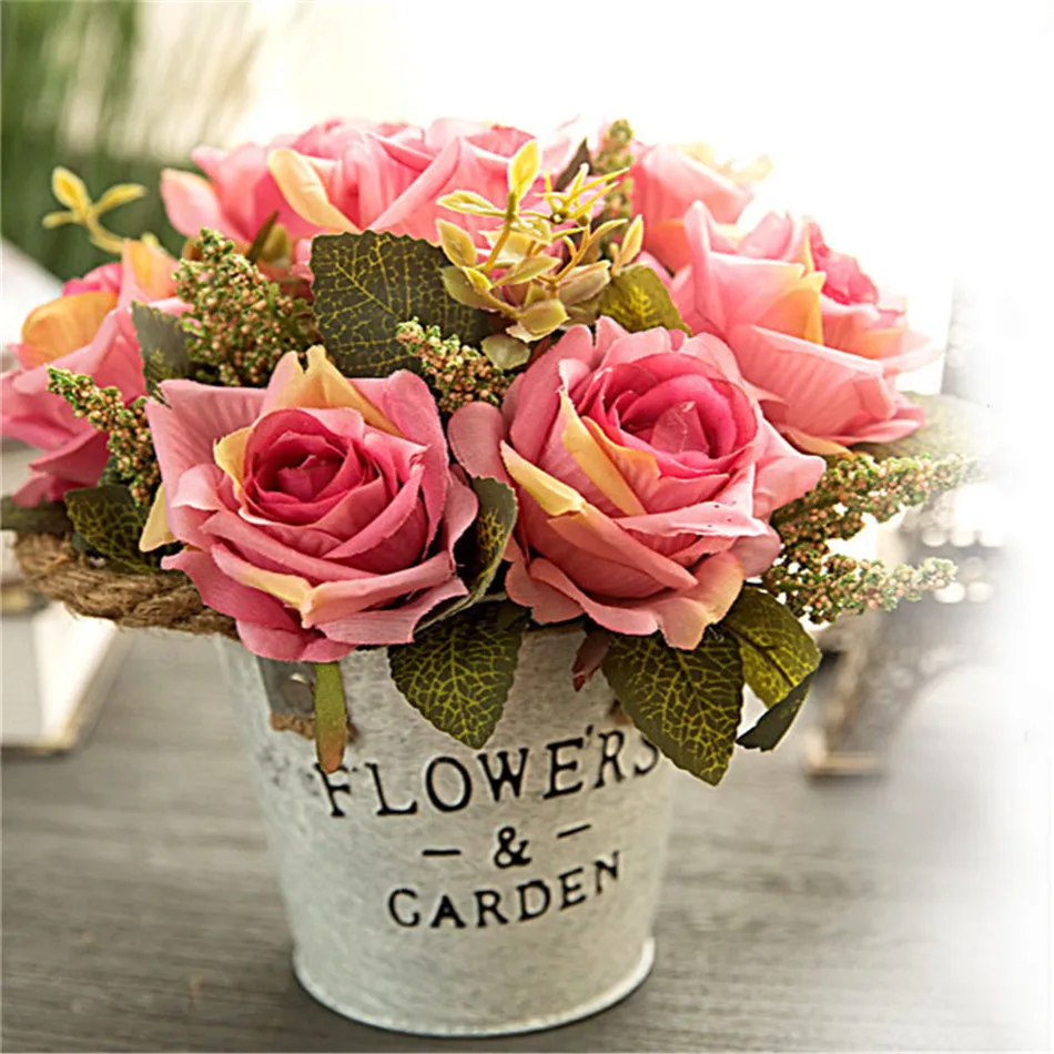 Фотореквизит цветочный горшок для сада винтажный подарок дизайн букв