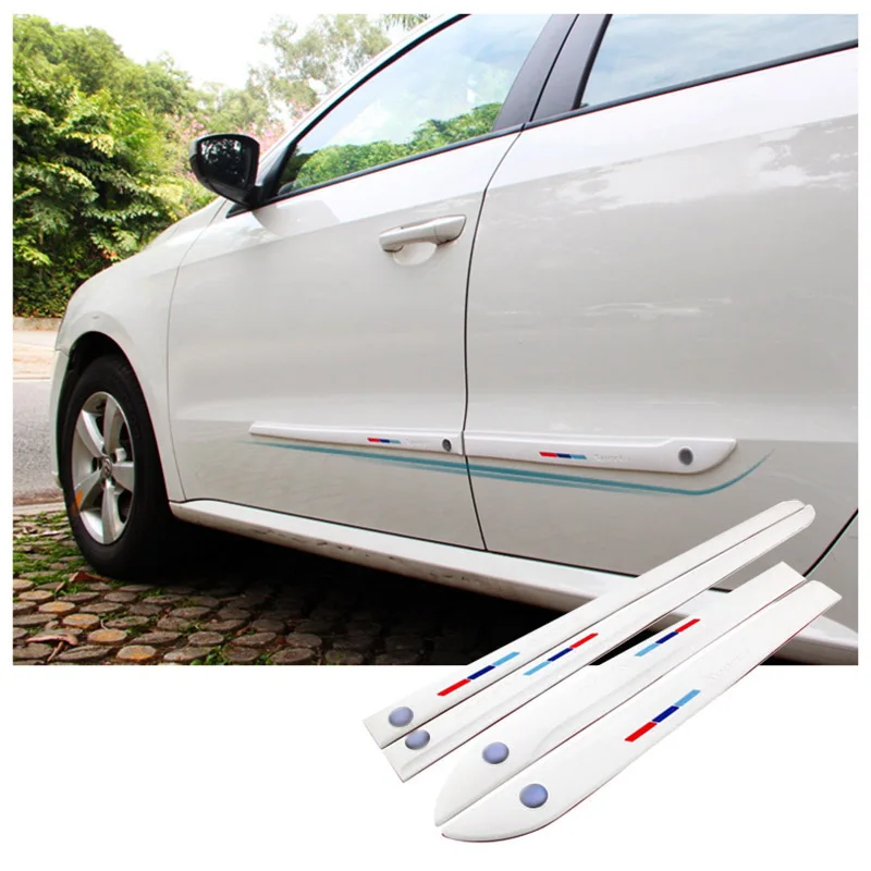 

Car-styling 4pcs High Quality Brand New Side Doors Rubber Bumper Protector Guard Scratch Sticker Trim For Nissan Vehicle
