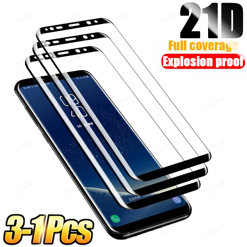 Tempered Glass For Samsung Galaxy S10 Plus S9 S8 Screen Protector S20 S21 S10e Note S 21 9 8 10 FE Note 20 Ultra A32 A51 A52 A71