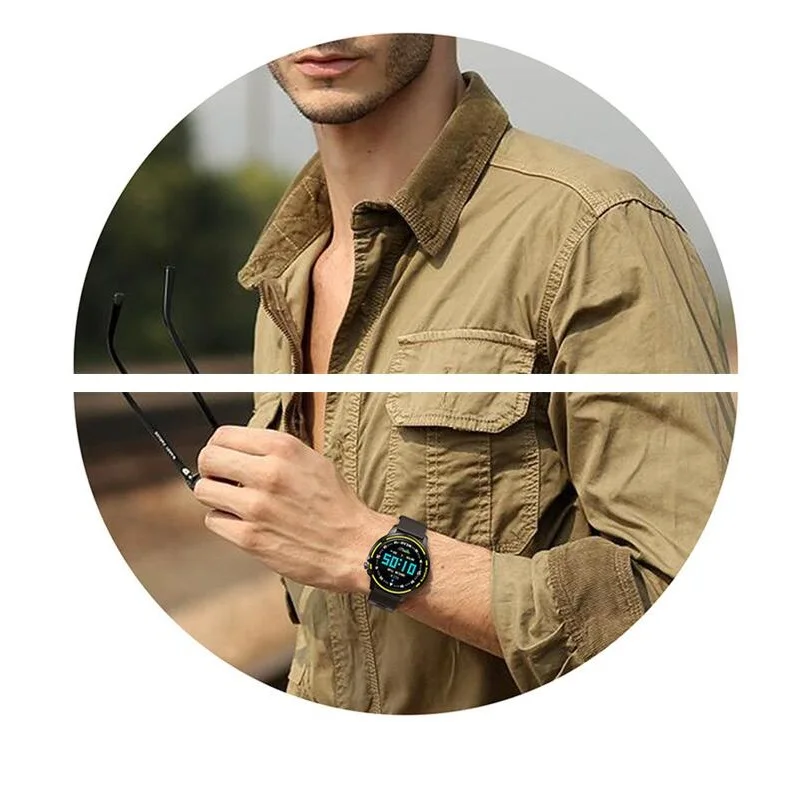 L8 Смарт часы для мужчин IP68 водонепроницаемый Reloj Hombre режим SmartWatch с ЭКГ PPG кровяное