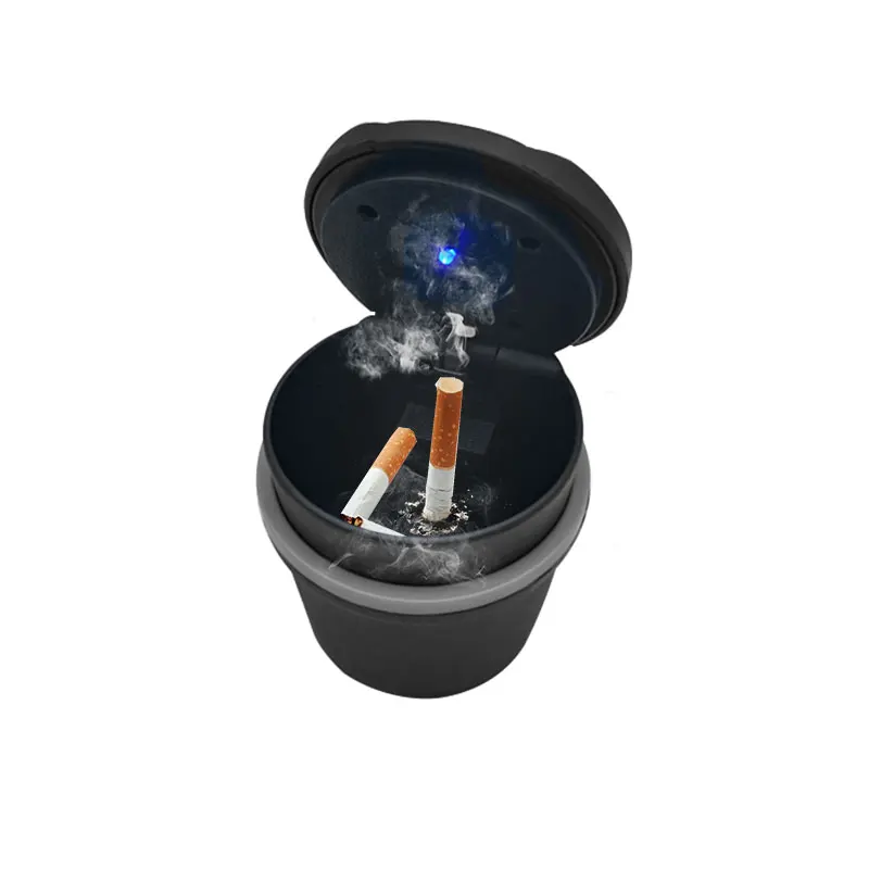 Автомобильная светодиодная пепельница чашка для хранения мусора монет Стайлинг