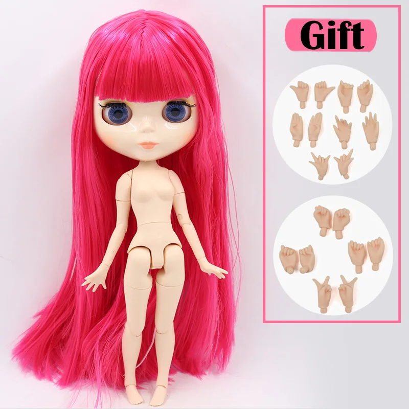 doll hand ab ICY Blyth Кукла № 1 глянцевое лицо белая кожа сустава тела 1/6 BJD Специальная цена 1/4 BJD, Pullip, Jerryberry, Licca игрушка подарок - Цвет: doll hand ab