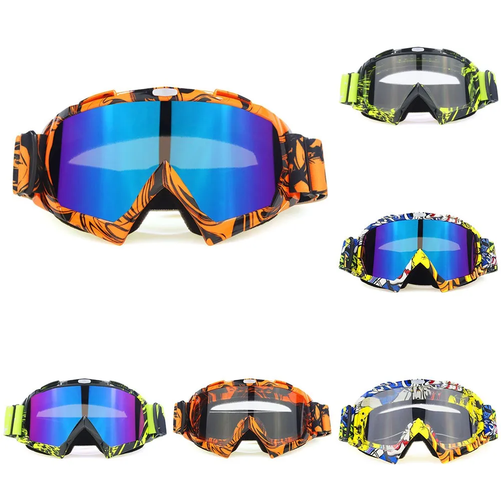 

Motorcycle Goggles Motocross Glasses Helmet Glasses Ski Sport Bike ATV Men's And Women's Outdoor Riding Color Fram Sunglasses