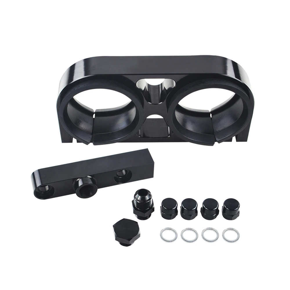 Бесплатная доставка двойной Кронштейн топливного насоса заготовка алюминиевая