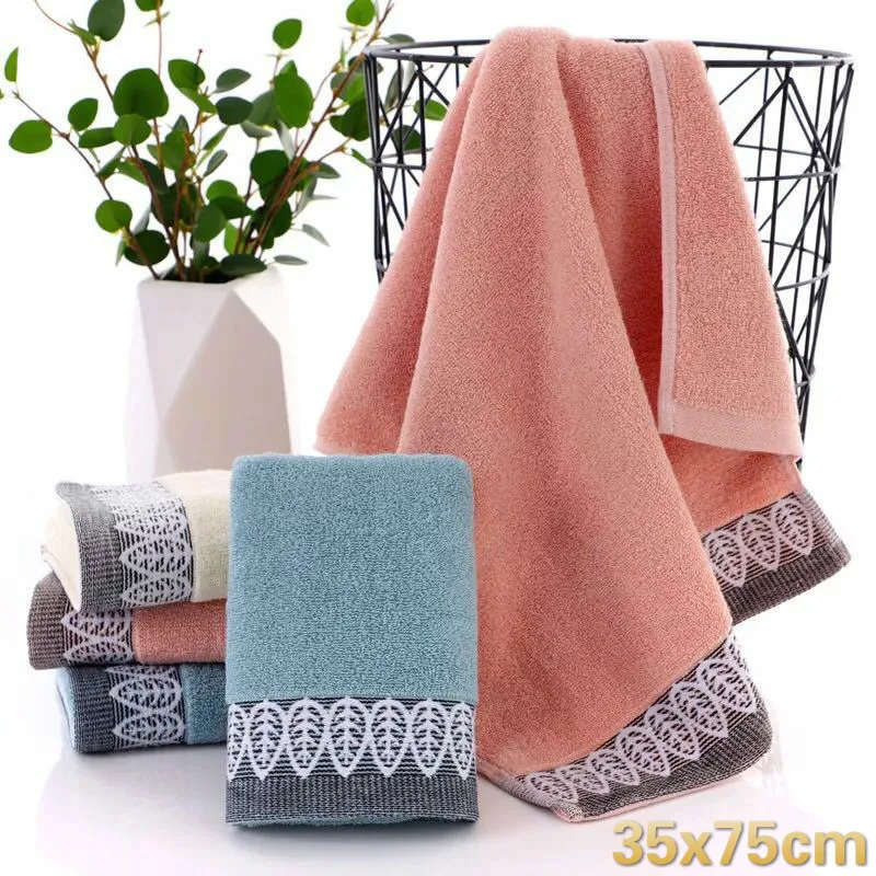 

High Quality Cotton Men Women Soft Washcloth Travel School Portable Bath Towel Beach Gym Yoga Running Sweat Towel Couple Gift