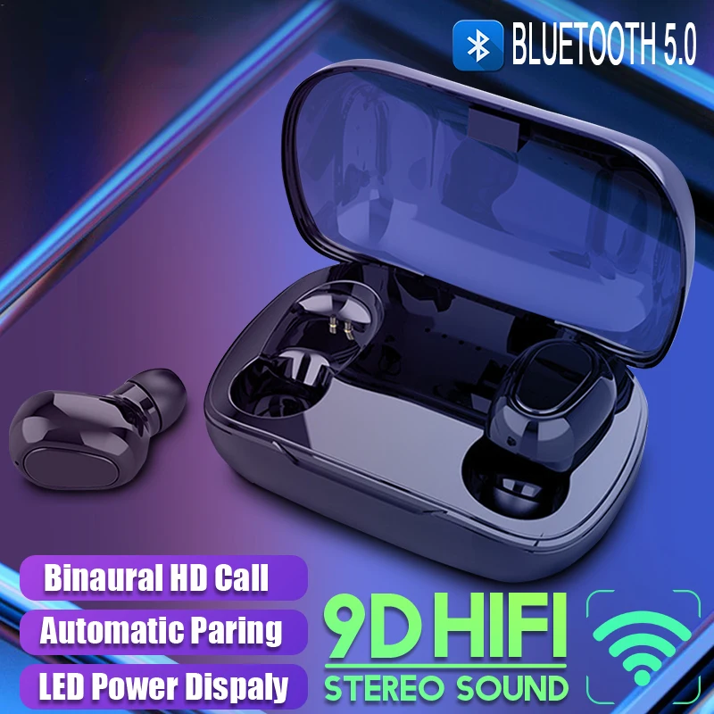 L21 TWS Беспроводные Bluetooth 5 0 наушники с шумоподавлением Стерео Игровые