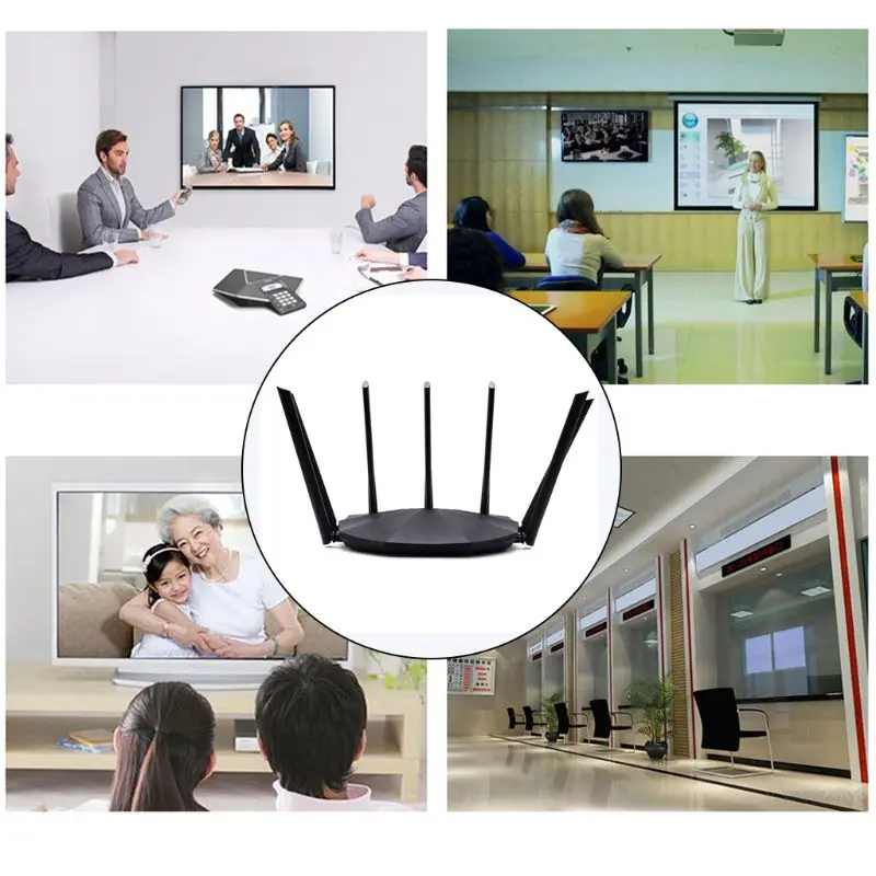 

AC23 Wireless Router 2.4GHz/5GHz Dual Band Frequency 1000M Gigabit WiFi Router