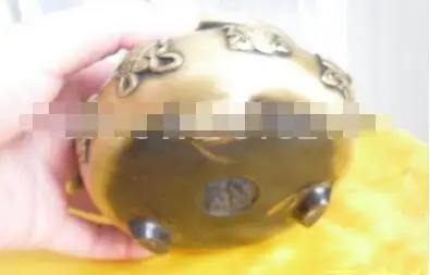 Тибетский Храмовая бронзовая фигурка Буддизм статуя Ruyi 8 счастливый Плетеный