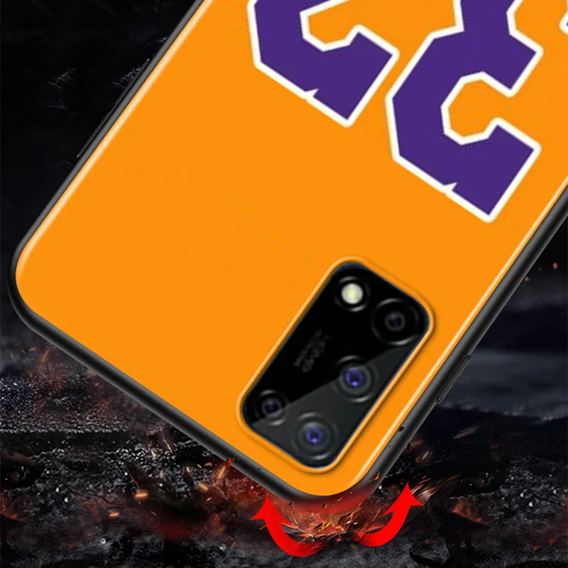 

Basketball Lucky Number For Honor V30 30S 30i 30 View 20 V20 20E 20i 20S Lite Pro Plus 5G Phone Case