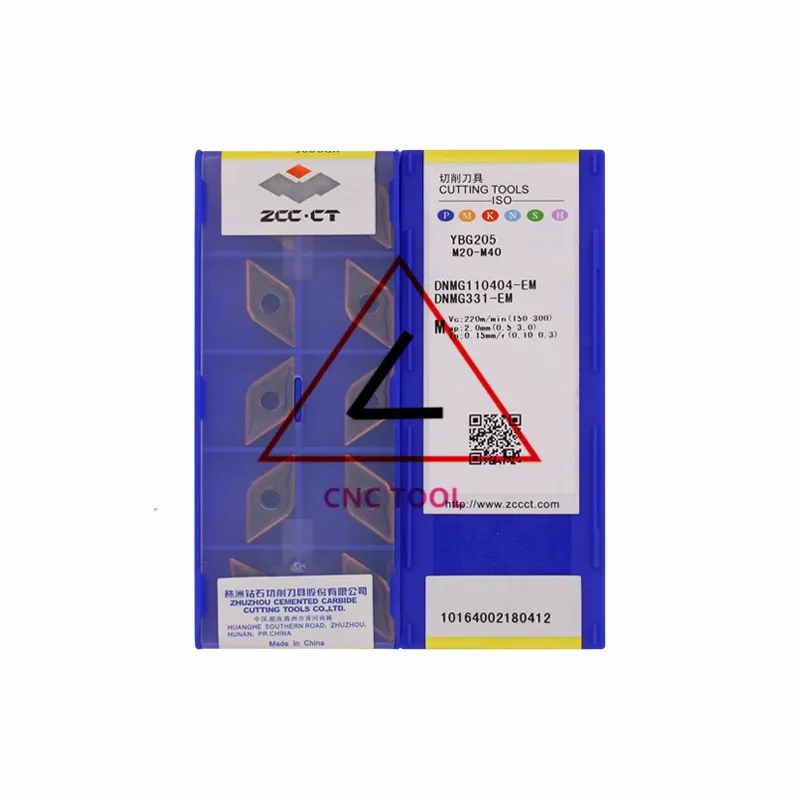

DNMG110404-EM YBG205 10 шт. оригинальный Китай ZCCCT поворотные вставки