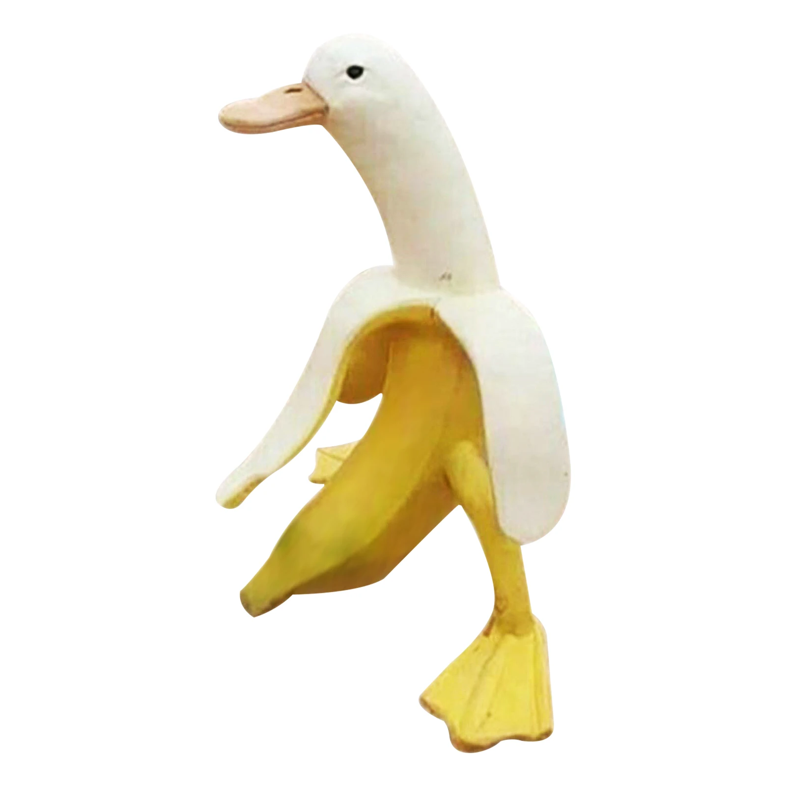 

Art Banana Duck Creative Garden Decoration Sculptures Yard Garden Decor Vintage Ornament Home Statues Decoration Accessories