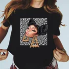 Черная хипстерская модная футболка в готическом стиле для девушек, женская футболка с коротким рукавом и принтом в стиле Харадзюку