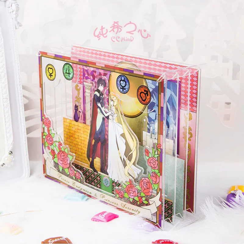 Сейлор Мун принцессы серинити смокинг для принца маска косплей 3D акриловая