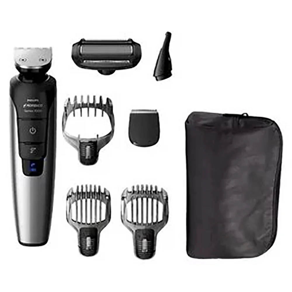 Philips Norelco серия многофункциональная машинка для стрижки волос QG3398/49 Мужская перезаряжаемая Электробритва Триммер Водонепроницаемый 100-240 В