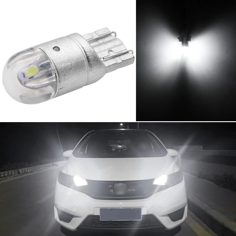1 шт. сигнальная лампа 3030 T10 2 Led Автомобильная Лампа W5W Led T10 Светодиодные лампы для автомобилей Белый 5W5 зазор резервный Обратный Свет Стайлинг автомобиля