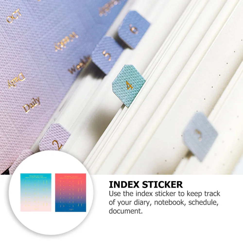 

20 Sheets Sticker Note Labels Reminder Sticker Classification Stickers