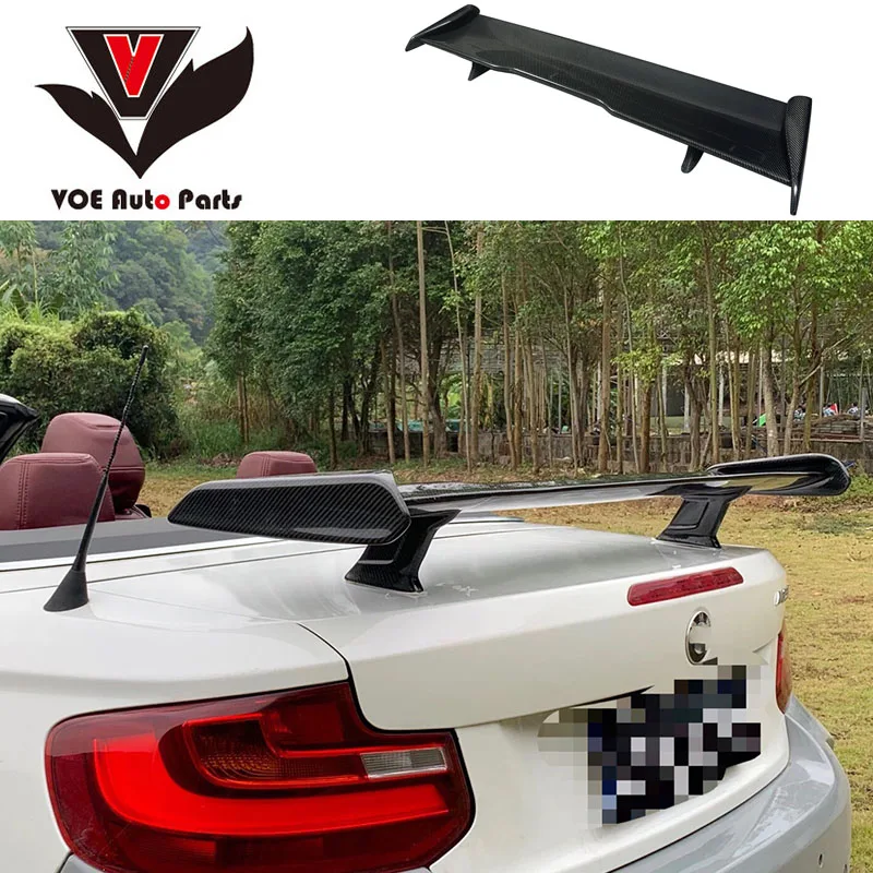 

F22 F23 M2 M3 M4 F87 Real Carbon Fiber MP Style Sporty Rear Trunk Wing Spoiler for BMW 2 Series F22 M2 M3 M4 F87 Year 2013-2020