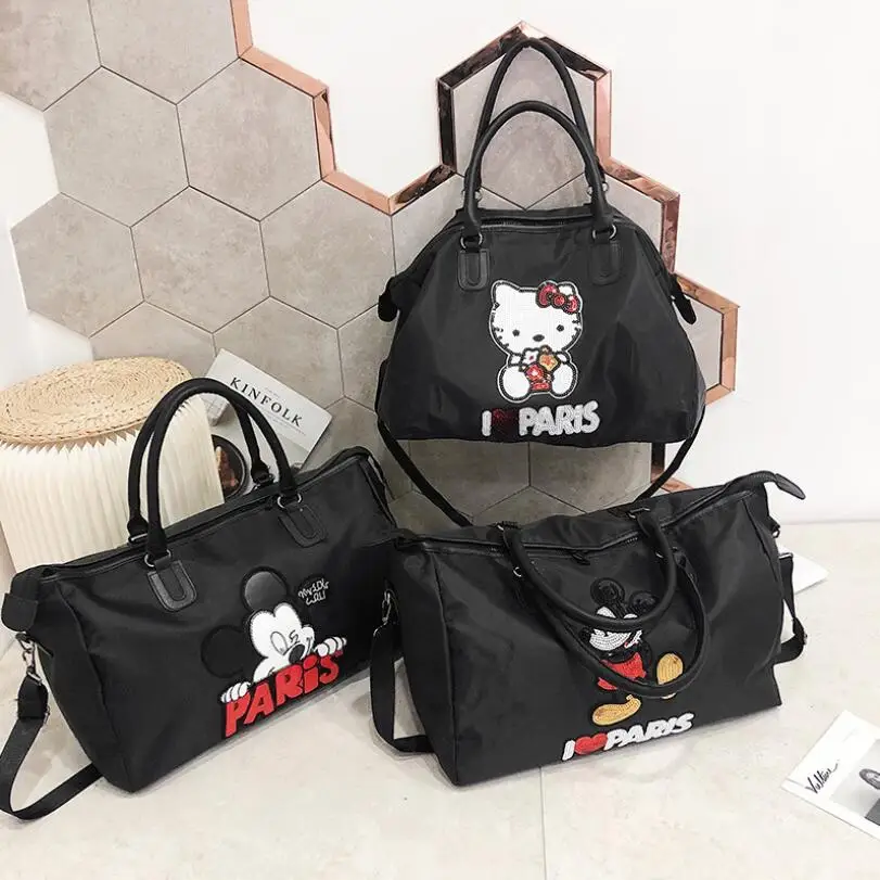 Новая модная дорожная сумка Disney Водонепроницаемая спортивная с блестками и