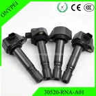 Новая катушка зажигания 30520-RNA-A01 099700-101 для Honda Civic 2006-2011 1.8L UF582 C1580 UF-582 30520 РНК A01 30520RNAA01, 4 шт.