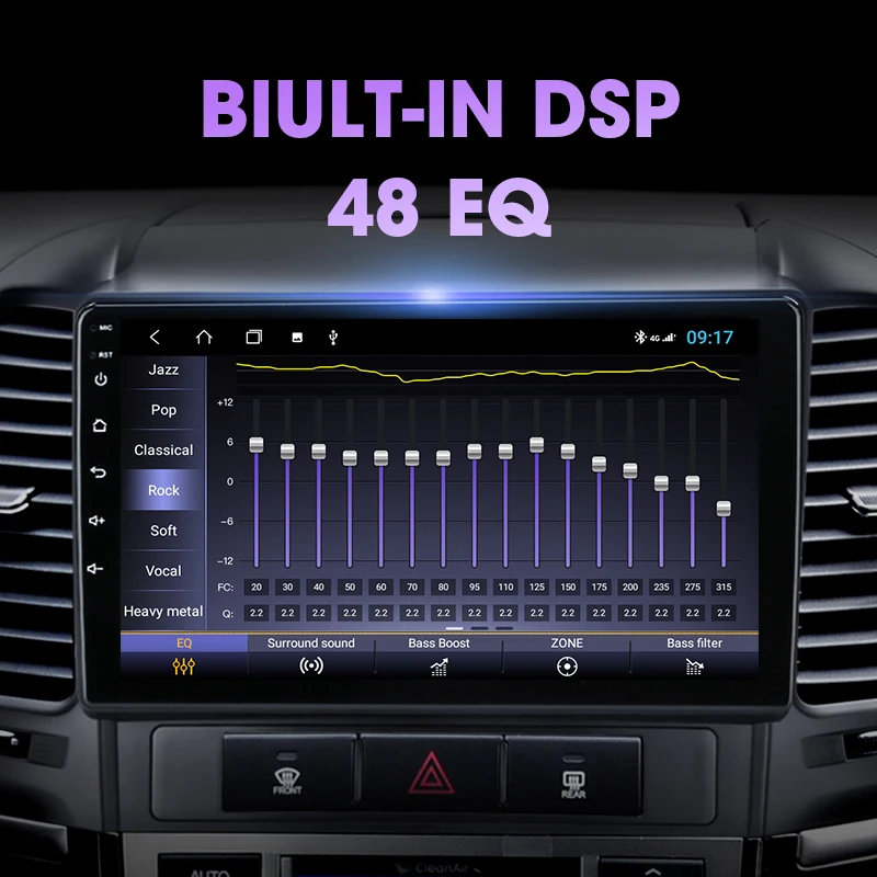 vtopek 9 4g carplay dsp 2din android 10 0 car radio multimedia player gps navigation for hyundai santa fe 2 2006 2012 head unit free global shipping