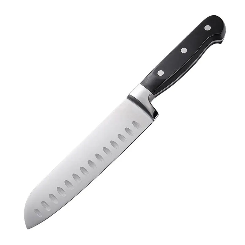 

8-Inch Chef's Santoku Knife Kitchen Knife Stainless Steel Vegetable Meat Cooking Knife Utility Knife Sharp Knife Cooking
