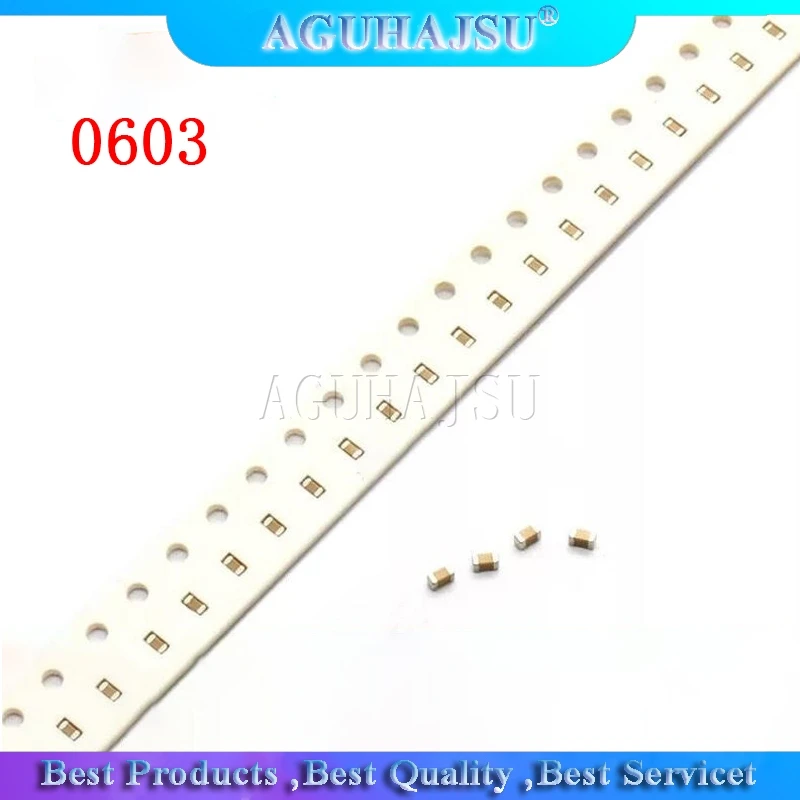 

100 штук 1 мкФ X5R ошибка 10% 16V 0603 105 SMD толстая пленка чип многослойный керамический конденсатор