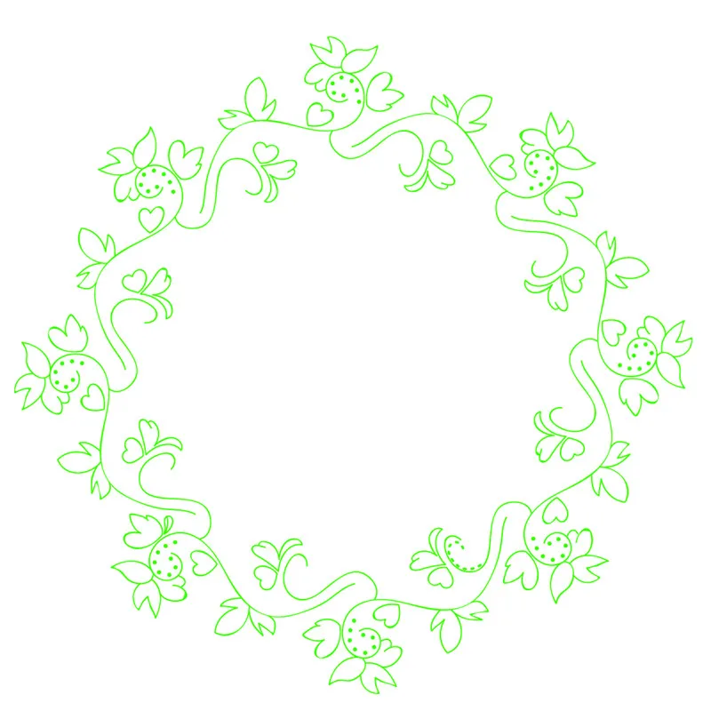 Eastshape цветок металлическая резка Скрапбукинг венок Цветочная композиция