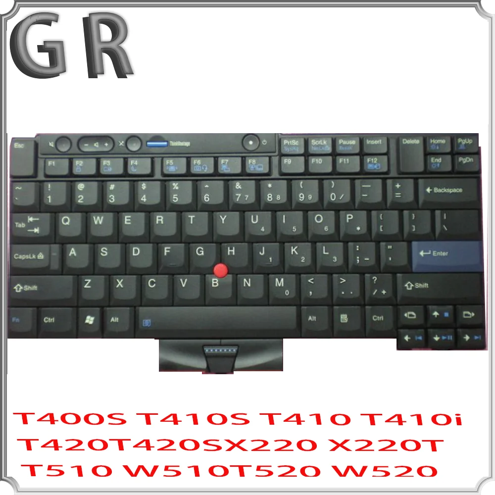 

Новая клавиатура US для ThinkPad T400S T410S T410 T410i T420 T420S X220 X220T T510 W510 T520 W520 45N2071 45N2141 45N2211