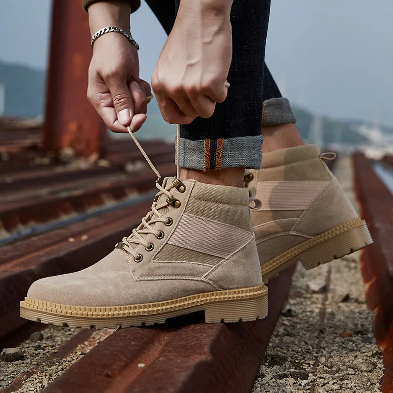 Мужские военные тактические ботинки для пустыни Походная обувь Кроссовки Модные