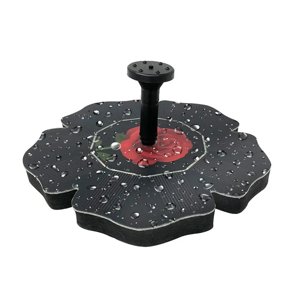 Мини фонтан на солнечной энергии садовый бассейн пруд солнечная панель