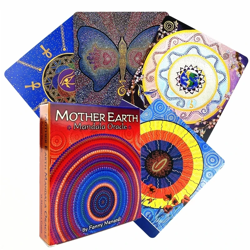 

Mother Earth Mandala Oracle Card English Tarot Card For Fate Divination Deck Board Game for Adult With PDF Guidance Playing Card
