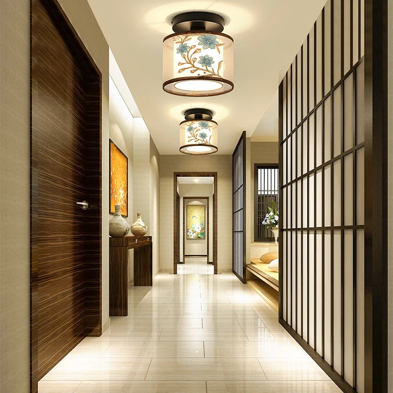 Светодиодный потолочный светильник для дома прихожей современный китайский