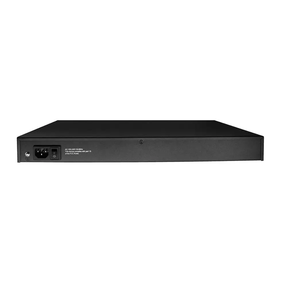 POE коммутатор с 24 портами 100 Мбит/с + 2GE гигабитный сетевой uplink 802.3af/at CE/FCC/ROHS